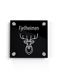 Dørskilt "Fjellheimen"