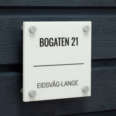 Dørskilt "Bogaten"