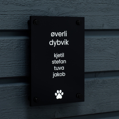 Dørskilt 