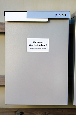 Postkasseskilt 