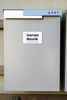 Postkasseskilt 