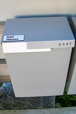 Postkasseskilt "Small"