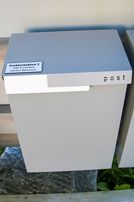 Postkasseskilt "Small"