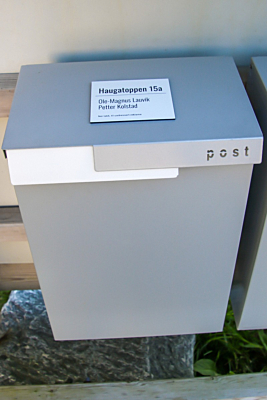 Postkasseskilt "Large"