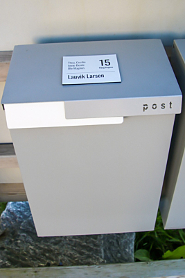 Postkasseskilt "Large"