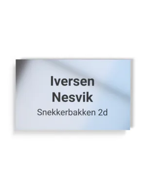 Postkasseskilt "Medium"