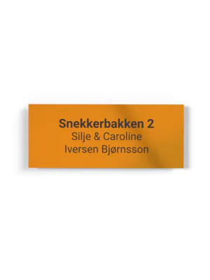 Postkasseskilt "Small"